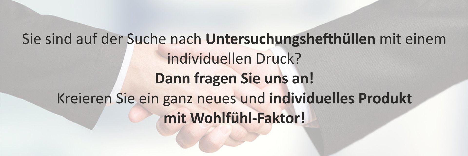 Zwei Menschen geben sich die Hand im Hintergrund, Text überlagert das Bild – Symbol für Zusammenarbeit und Kommunikation