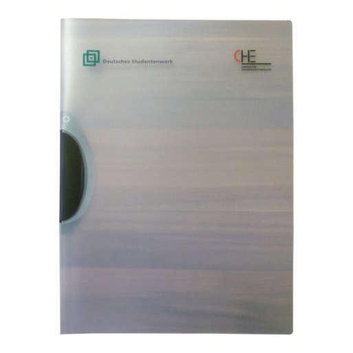 Klemmhefter A4 aus PP mit individuellem Druck