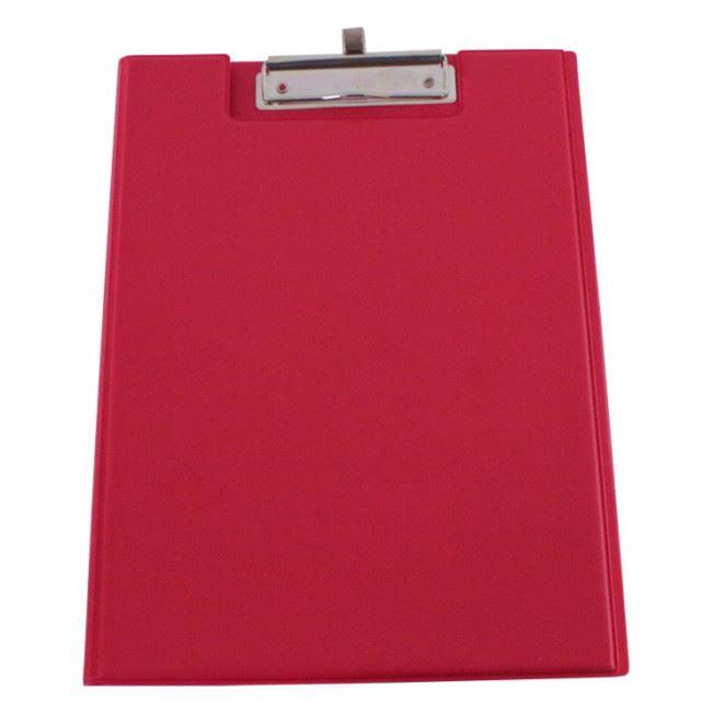Klemmmappe A4 aus PVC-Weichfolie in rot