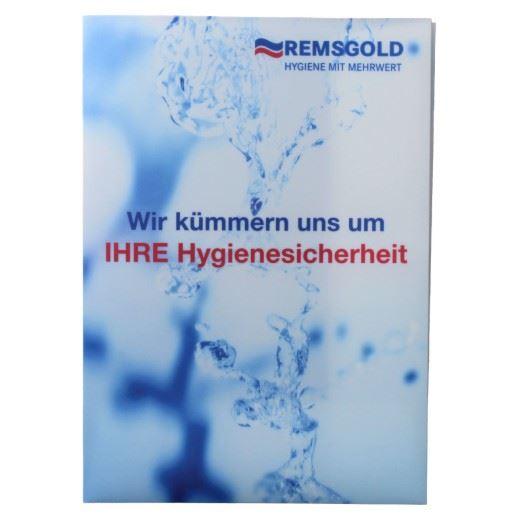 Broschürenmappe aus Polypropylenmit vollflächigem Druck